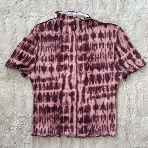 Miss Selfridge size 6 stretchy crop top with mock neck